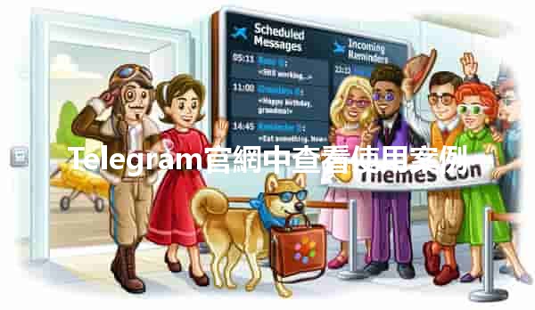 Telegram官網中查看使用案例 📲📈